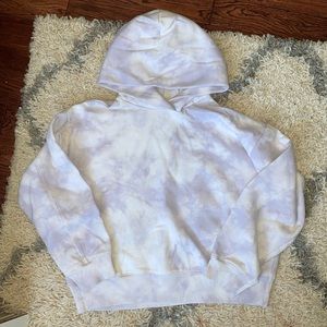 Lavender tie dye hoodie